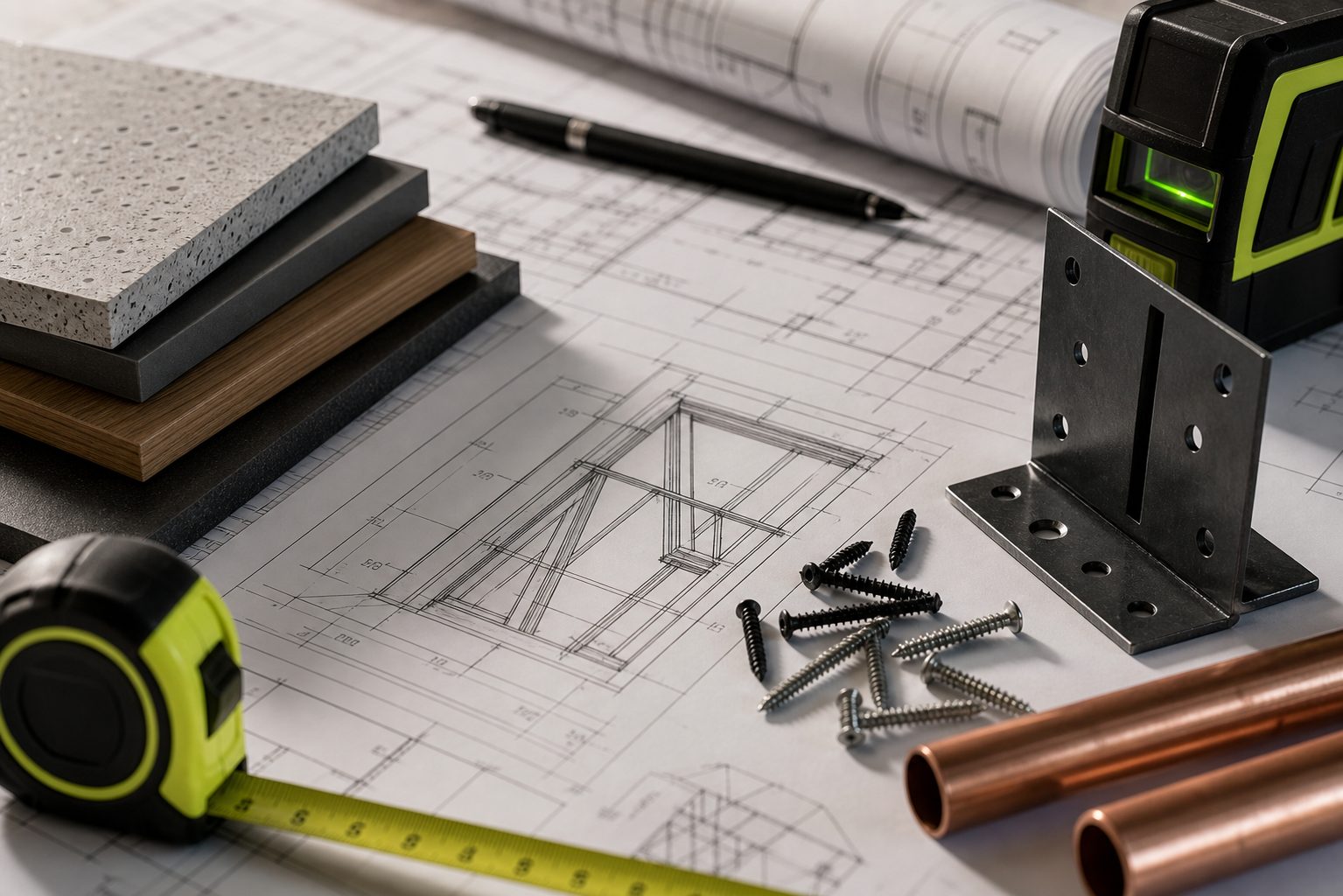 Construction planning and installation detail