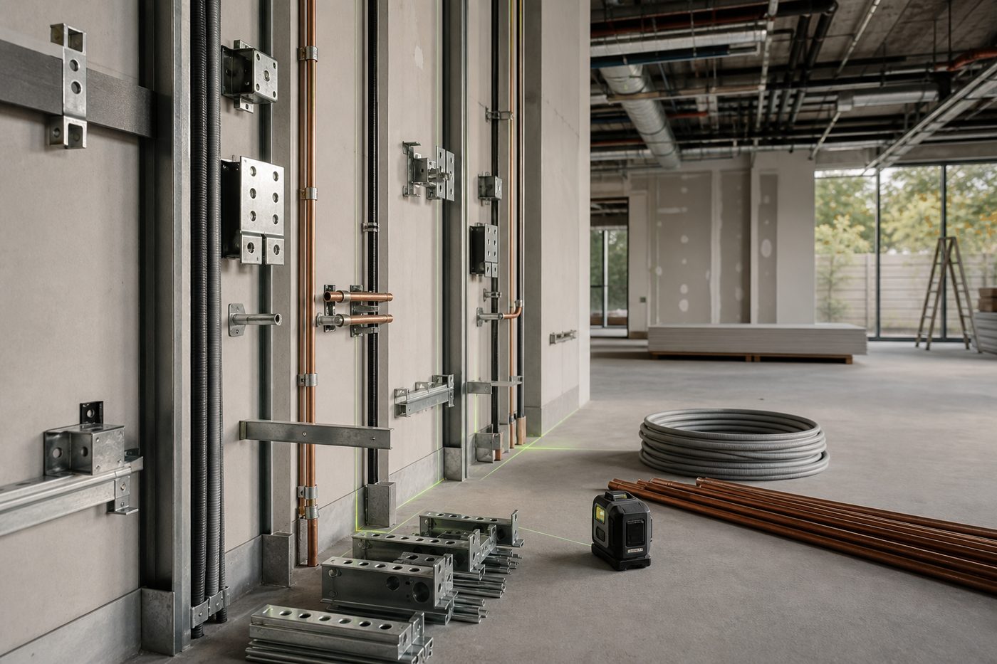 Fit-ready installation work